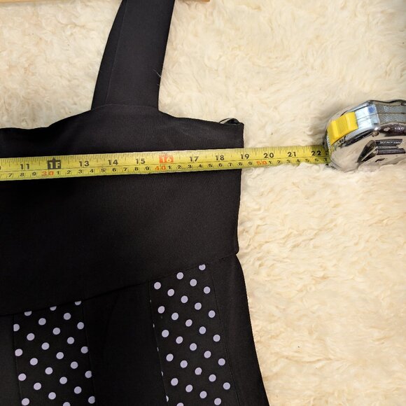 Frank Lyman Sleeveless Polka Dot Midi Party Dress | Black | Size 16 | New Years - Picture 5 of 8